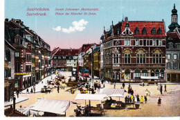 ALLEMAGNE SARRE SAARBRÜCKEN SARREBRUCK SANKT JOHANNER MARKTPLATZ PLACE DU MARCHE St JEAN - Saarbrücken