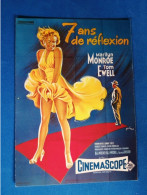 Carte Postale Affiche Du Film 7 Ans De Réflexion De Billy Wilder Avec Marilyn Monroe - Actores
