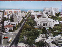 SÉNÉGAL - DAKAR - Avenue De La République - La Cathédrale Du Souvenir Africain. (Vue Aérienne) CPSM - Sénégal