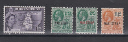 MONTSERRAT  1 Lot De 4 Timbres Neufs** - Autres & Non Classés