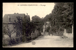 95 - AUVERS-CHAPONVAL - PAYSAGE - Auvers Sur Oise