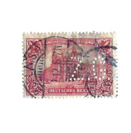 Perforé (perfin)  "ZG" Sur  Bureau De Poste De Berlin. - Used Stamps