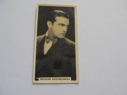 Cinéma Stars N° 89 RICHARD BARTHELMESS Chromo Trading Card Cigarettes Film Star Vedette Célébrité Cinéma Photographie - Other & Unclassified