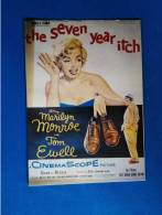 Carte Postale Affiche Du Film The Seven Year Itch De Billy Wilder Avec Marilyn Monroe - Acteurs