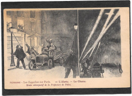 POMPIERS - Les Zeppelins Sur Paris - L'alerte, La Chasse, Illustration De FERRAND - Bombero