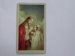 Image Religieuse, Eglise De Lanrodec 22, Communion 1958 Danielle LE ROY - Devotion Images