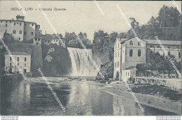 Cg51 Cartolina Isola Liri Cascata Grande Provincia Di Frosinone Lazio - Frosinone