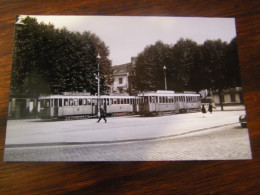 Photographie - Rouen (76) -Tramway - Remorque - Ligne Gare Sotteville St Saint Etienne - 1938 - SUP (HY 56) - Rouen