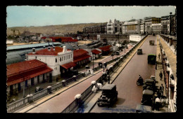 ALGERIE - ALGER - LA GARE DE CHEMIN DE FER ET LA RAMPE MAGENTA - Algerien