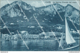 Cg74 Cartolina Capri La Marina Grande Dal Mare Provincia Di Napoli Campania - Napoli (Neapel)