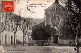 83 COLLOBRIERES - Les écoles Et L'église - Other & Unclassified