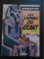 PAPYRUS LES LARMES DU GEANT 1986 DUPUIS N° 9 EDITION ORIGINALE - Sonstige & Ohne Zuordnung