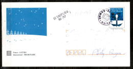 PAP158 / Droits Fondamentaux U.E  Hors Commerce / Postier Voeux 2004 / Cachet A9 ST SAUFLIEU Dept 80 Somme - PAP:  Varia (1995-...)