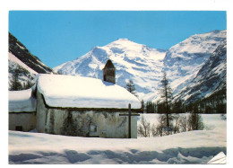 Chapelle De Montagne Sous La Neige - Autres & Non Classés