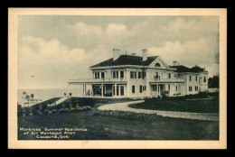 CANADA - CACOUNA - MONTROSE SUMMER RESIDENCE OF SIR MONTAGNUE ALLAN - Other & Unclassified