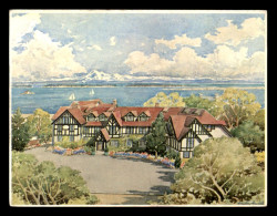 CANADA - VICTORIA - DAK BAY BEACH HOTEL - CARTE ILLSUTREE FORMAT 13.5 X 10.5 CM - Victoria