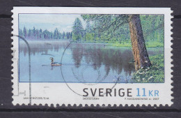 Sweden 2007 Mi. 2592, 11 Kr Landschaften Im Sommer Kleiner Waldsee In Nationalpark Muddus - Gebraucht