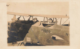 Lyon Aviation * Carte Photo Photographe Photo Ecliar * Avion Aviateurs Aviateur  * Type Modèle Meeting Aérodrome - Altri & Non Classificati