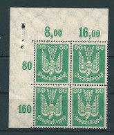 MiNr. 214 ** Oberrand Bogenecke - Ongebruikt