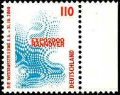 RFA Poste N** Yv:1841 Mi:2009A Expo2000 Hannover Bord De Feuille - Neufs