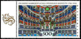 RFA Poste N** Yv:1815 Mi:1983 250.Jahre Markgräfliches Opernhaus Bayreuth Bord De Feuille - Ungebraucht