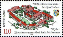 RFA Poste N* Yv:1814 Mi:1982 Zisterzienserinnen-Abtei Sankt Marienstern (dents Courtes) - Neufs