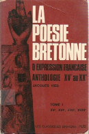 La Poésie Bretonne (1972) De Jacques Vier - Autres & Non Classés