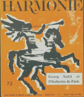 Harmonie N°73 : Geog Solti Et L'Orchestre De Paris (1972) De Collectif - Ohne Zuordnung