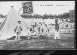 MAILLY LE CAMP MONTAGE DES TENTES - Mailly-le-Camp