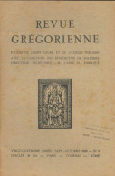 Revue Grégorienne N°5 (1939) De Collectif - Zonder Classificatie