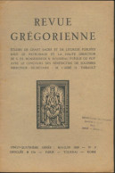 Revue Grégorienne N°3 (1939) De Collectif - Zonder Classificatie