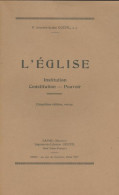 L'église : Institution, Constitution Et Pouvoir (1946) De Auguste-Alexis Goupil - Religion