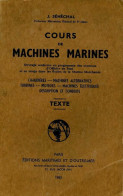 Cours De Machines Marines (1963) De J Sénéchal - Bateau