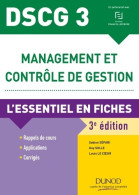 DSCG 3 Management Et Contrôle De Gestion - 3e éd. - L'essentiel En Fiches - 2018/2019 : L'essentiel En F - Handel