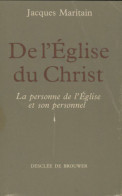 De L'église Du Christ (1970) De Jacques Maritain - Religion