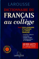 Dictionnaire Du Français Au Collège (2000) De Collectif - 12-18 Jaar