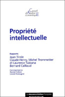 Propriété Intellectuelle (2003) De Conseil D'analyse économique - Recht