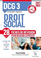 DCG 3 Droit Social - 2021/2022 : 28 Fiches De Révision Pour Réussir L'épreuve (2021) De Magali Lafont - Management