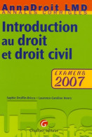 Introduction Au Droit Et Au Droit Civil : Examens (2006) De Sophie Druffin-Bricca - Recht