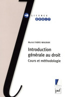 Introduction Générale Au Droit (2009) De Muriel Fabre-Magnan - Recht
