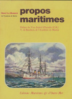 Propos Maritimes (1970) De Henri Le Masson - Voyages