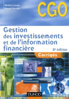 Gestion Des Investissements Et De L'information Financière : Corrigés (2013) De Michel Lozato - Über 18