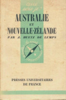 Australie Et Nouvelle Zélande (1962) De Alain Huetz De Lemps - Géographie