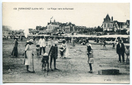 CP Ecrite En 1919 * PORNICHET La Plage Vers Le Kursaal ( Très Animée Jeu De Croquet ) F. Chapeau Editeur - Pornichet