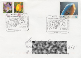 Germany 2018:  Flowers, Cave, "micro World",  Postmark - Vor- U. Frühgeschichte