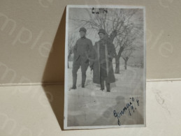 Italy Military World War Italia Foto Grande Guerra Militari Verona CHIEVO 1918. 62x40 Mm. - War, Military