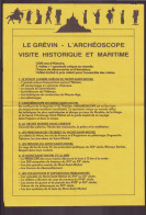 LE MONT SAINT MICHEL LE GREVIN L ARCHEOSCOPE VISITE HISTORIQUE ET MARITIME - Toeristische Brochures