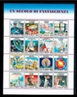 ● San MARINO 1998 ֍ FANTASCIENZA ● Serie Completa ** ● Grande Foglietto ️● Cat. ? € ️● Lotto N. 355 ️● - Blocks & Sheetlets