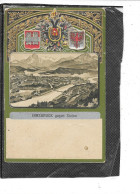 Europe-Autriche-INNSBRUCK-Carte Gaufrée-Gegen Süden -1900 - Innsbruck