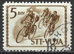 Trieste 1952. Scott #42 (U) Bicycle Race - Oblitérés